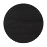 Tafelblad Eiken Ferris Rond - 130 cm Zwart - hout en eikenhout - Mooier Thuis