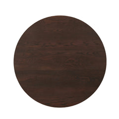 Eiken tafelblad bruin voor Eiken Eettafel Ferris Rond 130 cm