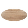 Tafelblad Eiken Ferris Ovaal - 210 cm Naturel - hout en eikenhout - Mooier Thuis