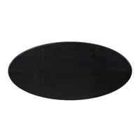 Tafelblad Eiken Ferris Ovaal - 210 cm Zwart
