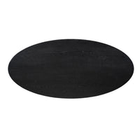 Tafelblad Eiken Ferris Ovaal - 280 cm Zwart
