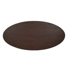 Eiken tafelblad bruin voor Eiken Eettafel Ferris Ovaal 210 cm