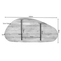 Tafelblad Eiken Cloud Organisch - 210 cm Naturel