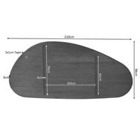 Tafelblad Eiken Cloud Organisch - 210 cm Bruin