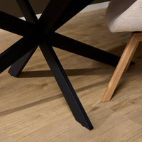 Starfurn Eiken eettafel Cloud | Naturel/zwart | 280 cm - Mooier Thuis