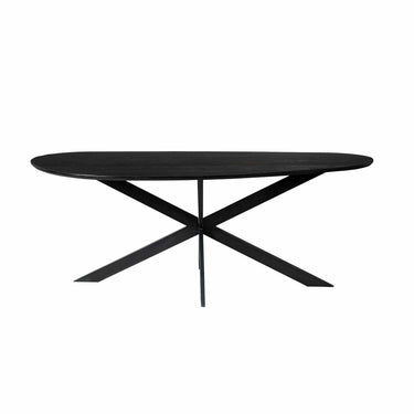 Eiken eettafel Cloud | Zwart | 240 cm