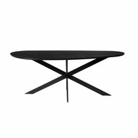 Eiken eettafel Cloud | Zwart | 280 cm - afbeelding 2