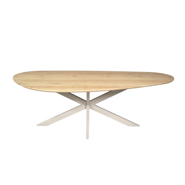 Eiken eettafel Cloud | Naturel/zand | 180 cm
