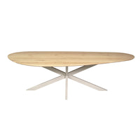 Eiken eettafel Cloud | Naturel/zand | 240 cm - Mooier Thuis