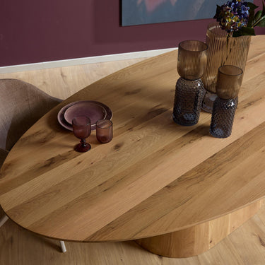 Eiken eettafel Riga | Naturel | 240 cm