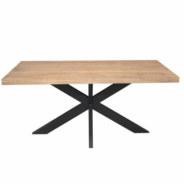 Mangohout eettafel Dakota | Naturel | 160 cm