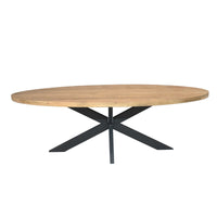 Starfurn Ovale eettafel Dakota | Naturel | 240 cm