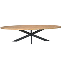 Starfurn Ovale eettafel Dakota | Naturel | 300 cm