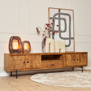 TV-meubel Brandy naturel | 220 cm