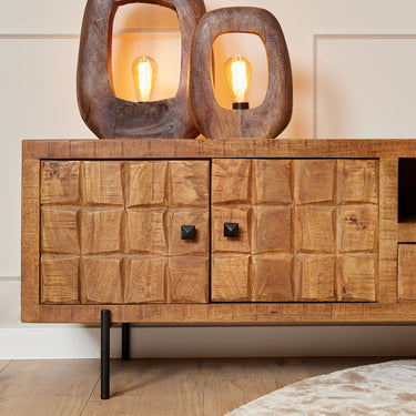 TV-meubel Brandy naturel | 220 cm