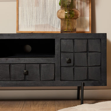 TV-meubel Brandy zwart | 120 cm