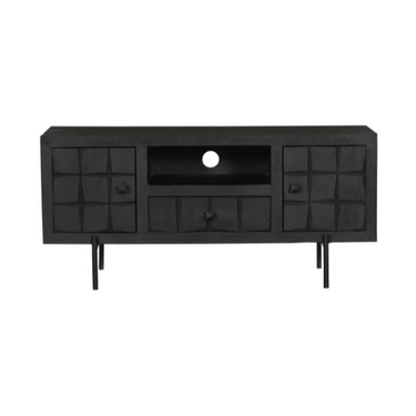 TV-meubel Brandy zwart | 120 cm
