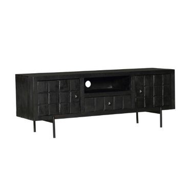 TV-meubel Brandy zwart | 150 cm