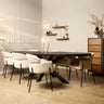 Ovale eettafel Brandy | Zwart - hout - Mooier Thuis (4)