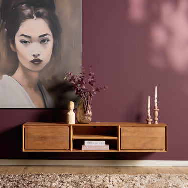Zwevend TV-meubel Ambiance Naturel | 160 cm - Mooier Thuis