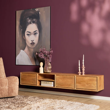 Starfurn Zwevend TV-meubel Ambiance naturel | 200 cm