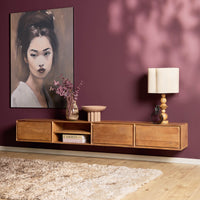 Starfurn Zwevend TV-meubel Ambiance naturel | 240 cm