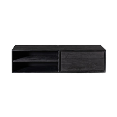 Zwevend TV-meubel Ambiance zwart | 120 cm
