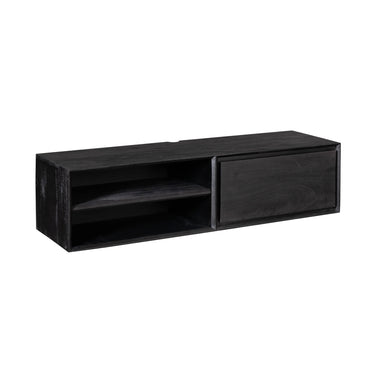 Zwevend TV-meubel Ambiance zwart | 120 cm