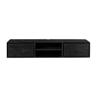 Starfurn Zwevend TV-meubel Ambiance zwart | 160 cm - Mooier Thuis
