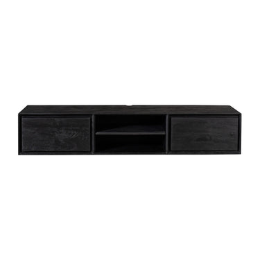 Zwevend TV-meubel Ambiance zwart | 160 cm