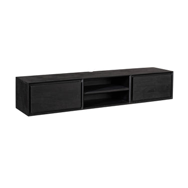 Zwevend TV-meubel Ambiance zwart | 160 cm