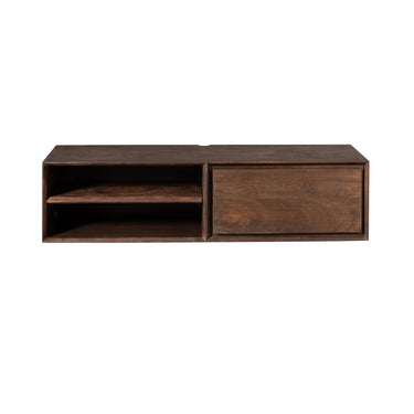 Zwevend tv-meubel Ambiance | Bruin | 120 cm