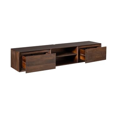 Zwevend tv-meubel Ambiance Bruin | 160 cm - afbeelding 4
