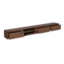 Zwevend tv-meubel Ambiance Bruin | 280 cm - afbeelding 2