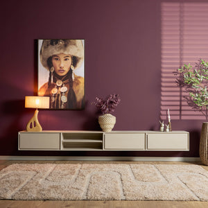 Schwebender TV-Schrank Ambiance | Sand | 240 cm