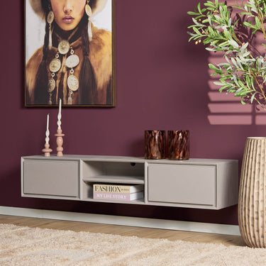 Starfurn Zwevend TV-meubel Ambiance taupe | 160 cm