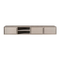 Starfurn Zwevend TV-meubel Ambiance taupe | 200 cm - Mooier Thuis