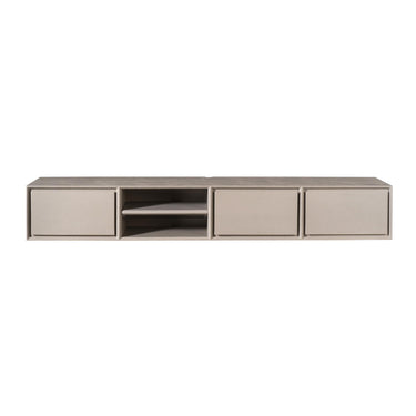 Zwevend TV-meubel Ambiance taupe | 200 cm