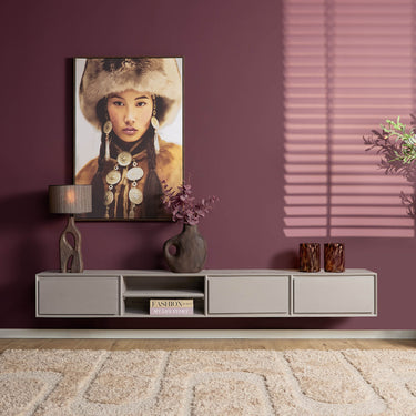 Starfurn Zwevend TV-meubel Ambiance taupe | 240 cm