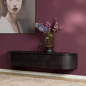 Tv-meubel Excellent zwart mangohout 160 cm