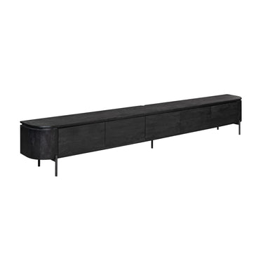 Tv-meubel Excellent | Zwart | 280 cm