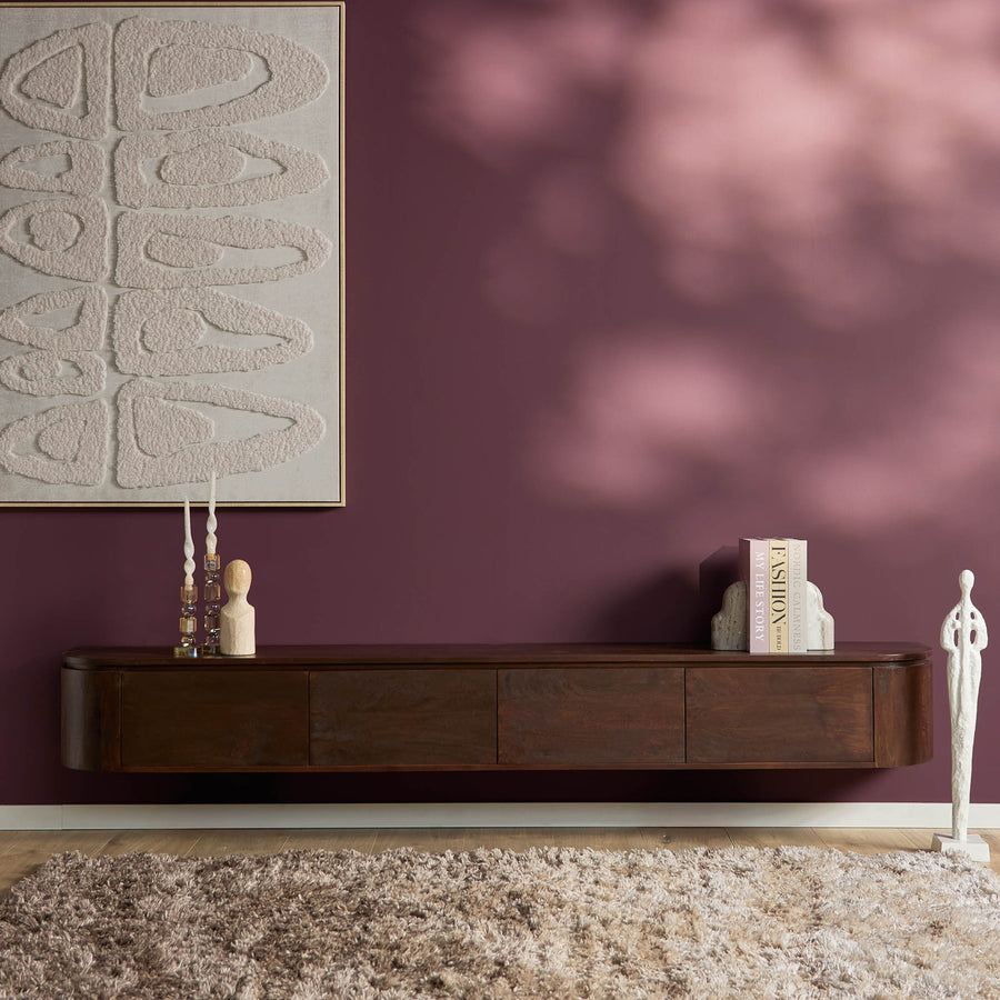 TV Unit Excellent Brown – Zwevend aan de muur