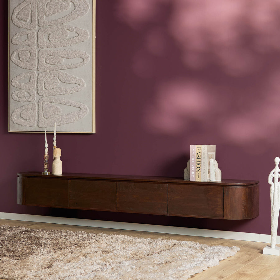 TV Unit Excellent Brown – Warm bruin mangohout