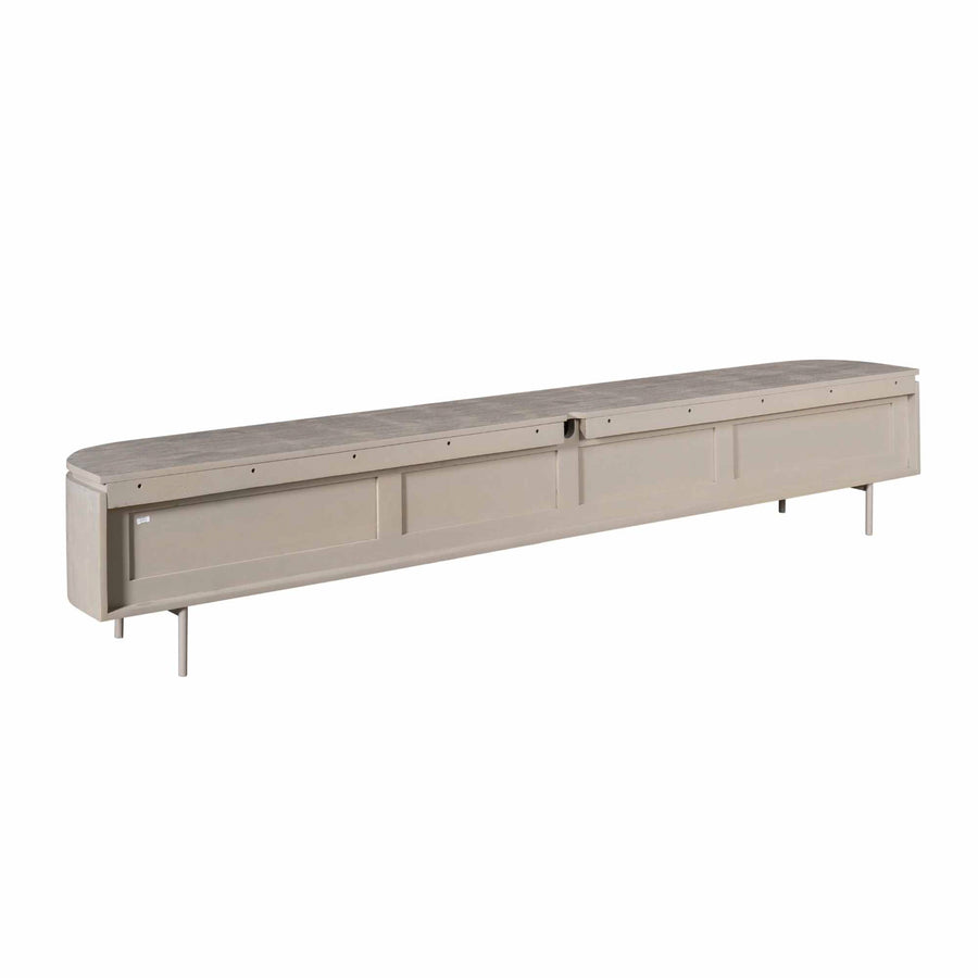 TV Unit Excellent Taupe – Uitsparing voor je snoeren