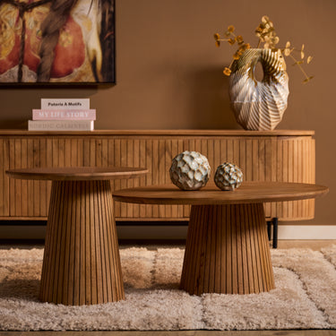 Salontafel Solana naturel | Ø80 cm