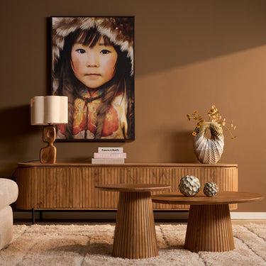 Salontafel Solana naturel | Ø80 cm