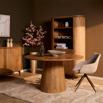 Ronde eettafel Solana | Naturel | Ø130 cm