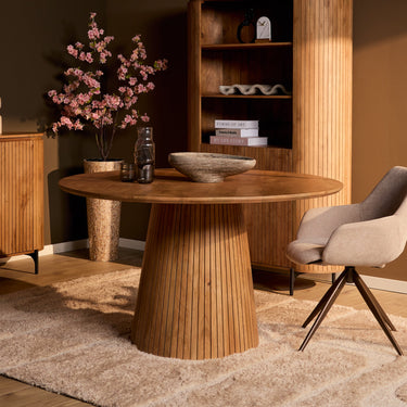 Ronde eettafel Solana | Naturel | Ø150 cm