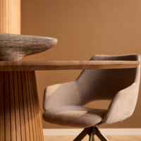 Starfurn Ovale eettafel Solana | Naturel | 240 cm - Mooier Thuis