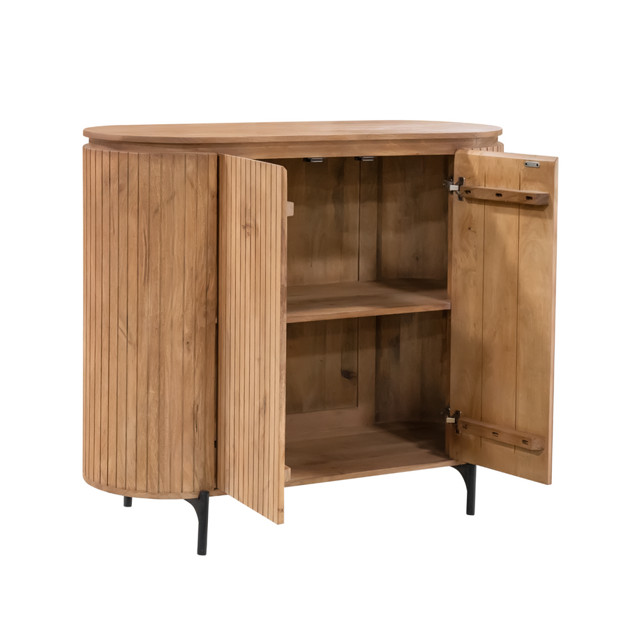 Sideboard Solana Natur – Eén ruim vak met legplank